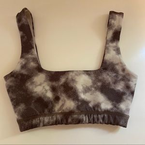 Tan Lines Laguna sports bra in Cocoa Clouds